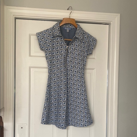 Urban Outfitters Blue Geometric Dress - Picture 2 of 9